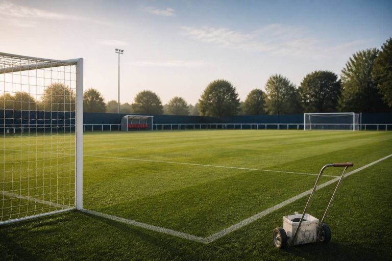 Buts, filets et traçage : équiper un terrain de club
